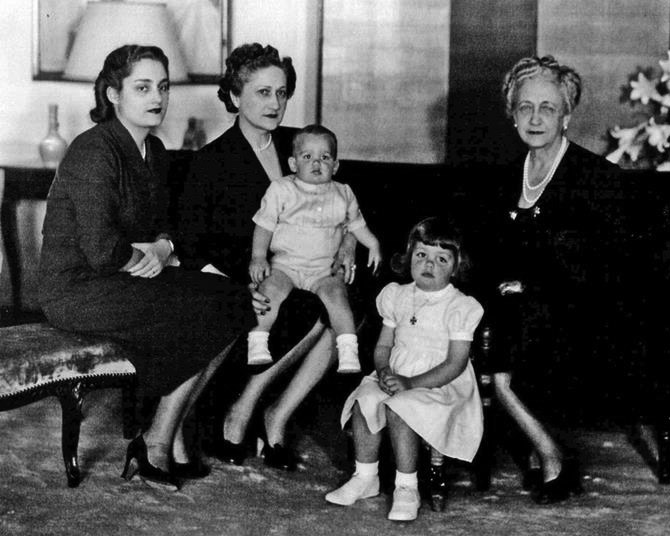 Four Generations of the de Latour Family