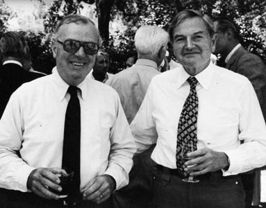 Walter H. Sullivan Jr. and David Rockefeller